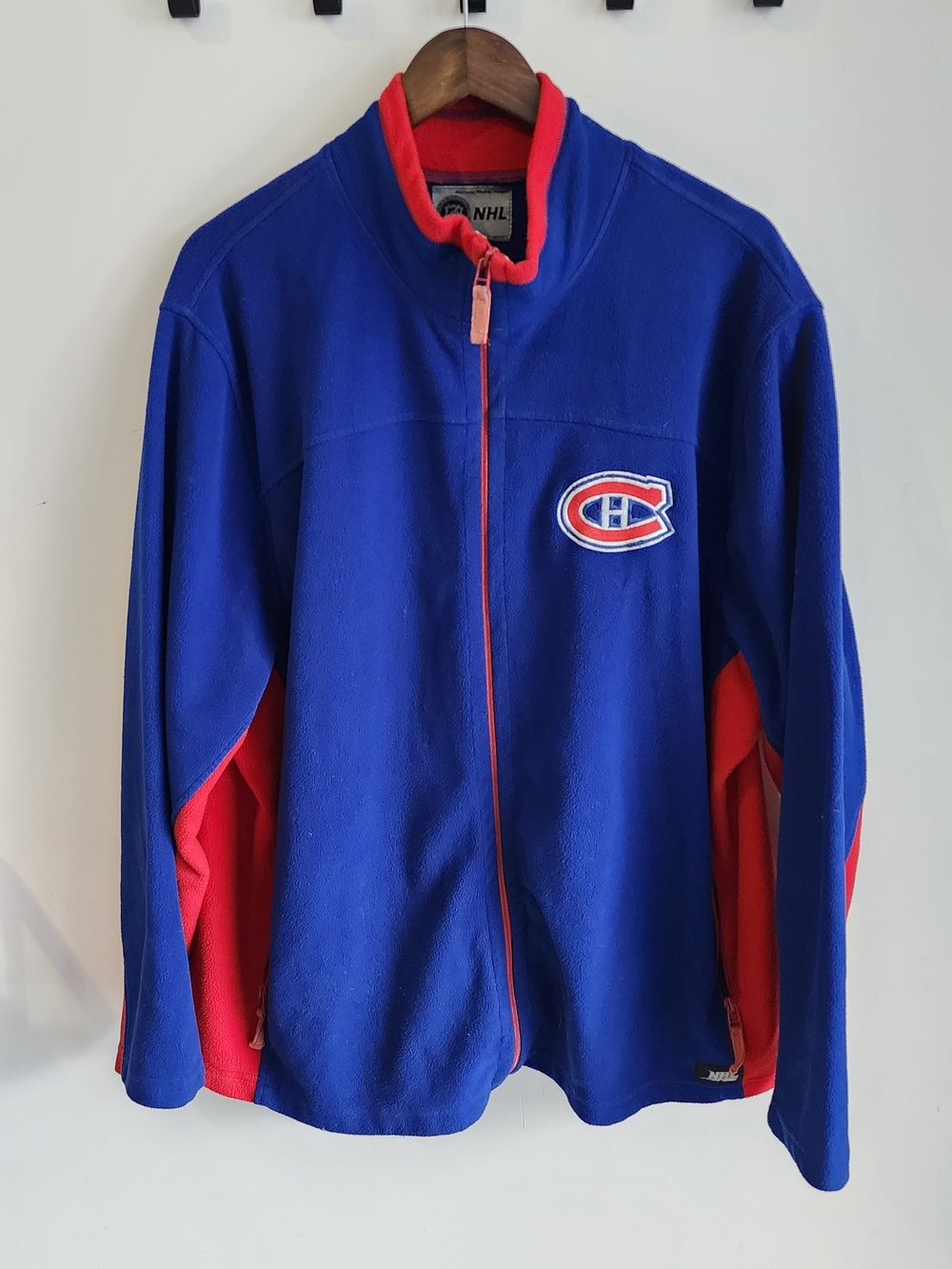 Vintage Montreal Canadiens Hockey Zipup Sweater